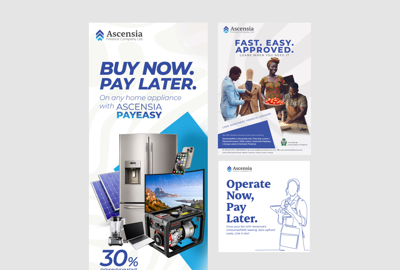 Ascencia Branding identity presentation one